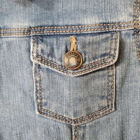 Carter's Denim Button Front Jacket Girls Size 12 - Picture 8 of 10